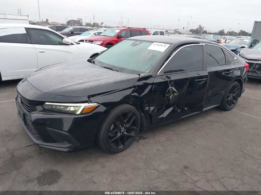 2023 Honda Civic Lx VIN: 2HGFE2F29PH553950 Lot: 43389078