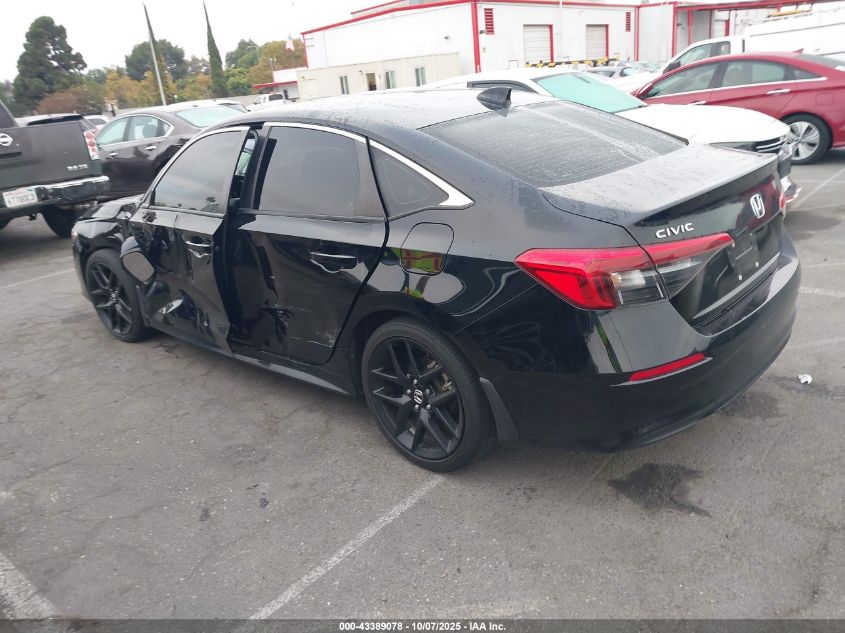 2023 Honda Civic Lx VIN: 2HGFE2F29PH553950 Lot: 43389078