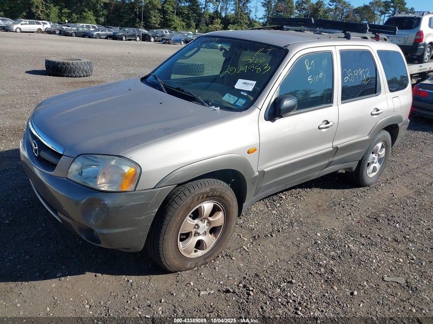 4F2YU08161KM23806 2001 MAZDA TRIBUTE photo no. 2