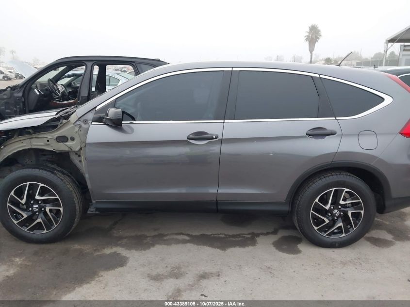2016 Honda Cr-V Se VIN: 2HKRM3H41GH521326 Lot: 43389105