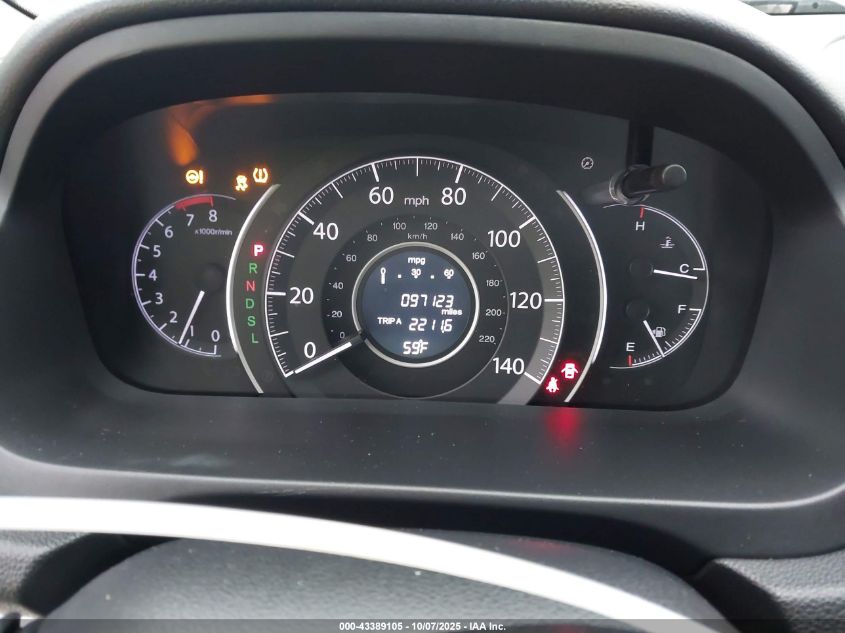 2016 Honda Cr-V Se VIN: 2HKRM3H41GH521326 Lot: 43389105