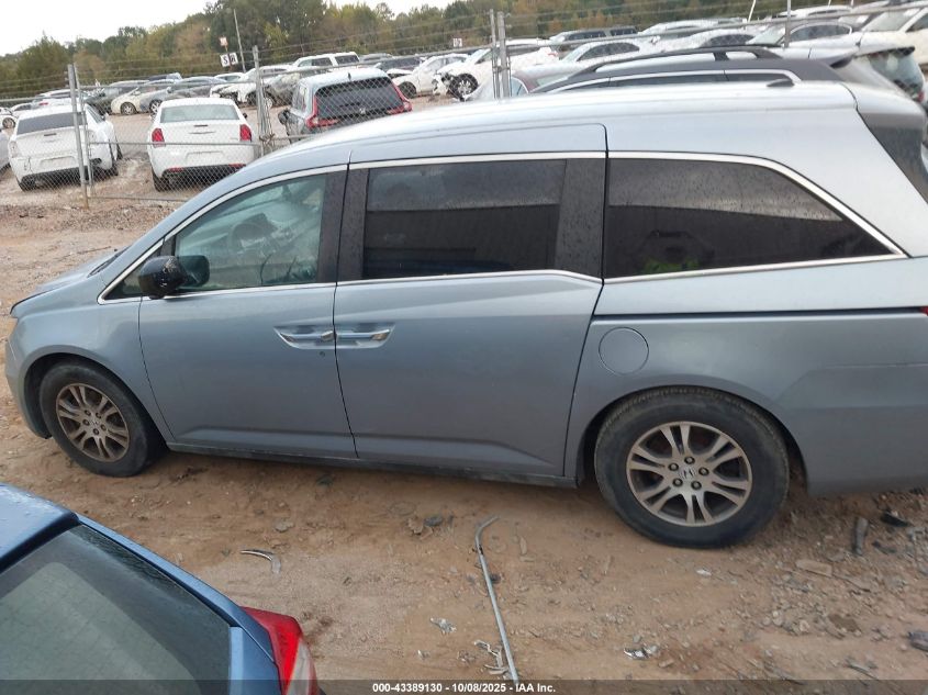 2013 Honda Odyssey Ex-L VIN: 5FNRL5H66DB001116 Lot: 43389130