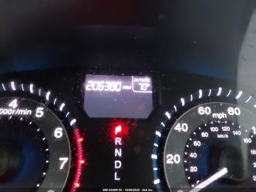 2013 Honda Odyssey Ex-L VIN: 5FNRL5H66DB001116 Lot: 43389130