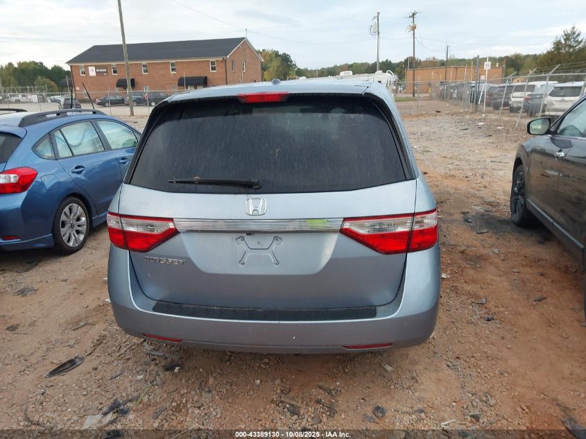 2013 Honda Odyssey Ex-L VIN: 5FNRL5H66DB001116 Lot: 43389130