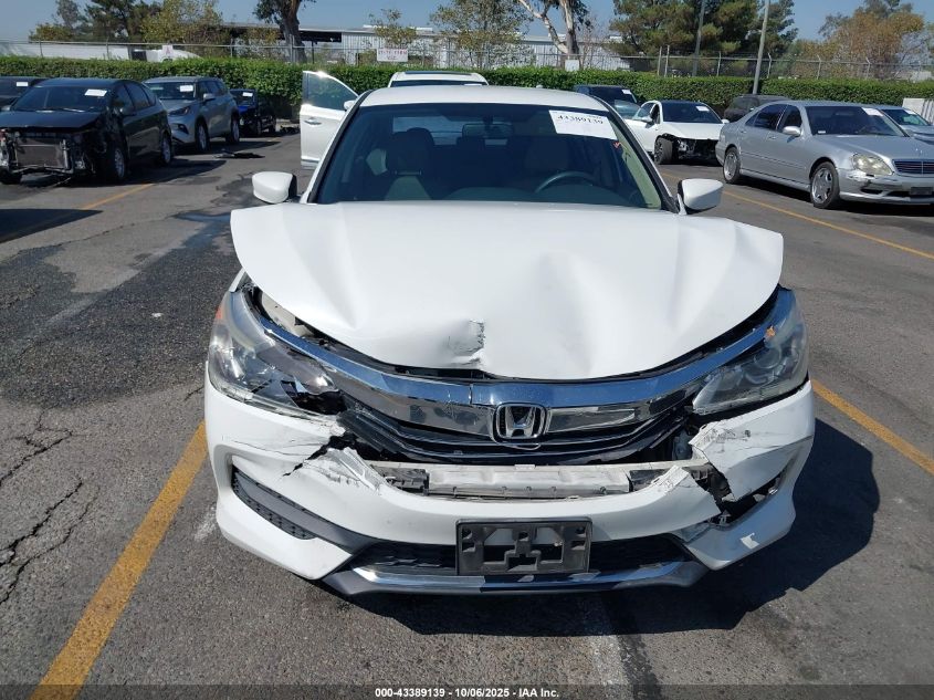 2017 Honda Accord Lx VIN: 1HGCR2F37HA169147 Lot: 43389139