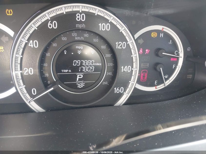 2017 Honda Accord Lx VIN: 1HGCR2F37HA169147 Lot: 43389139