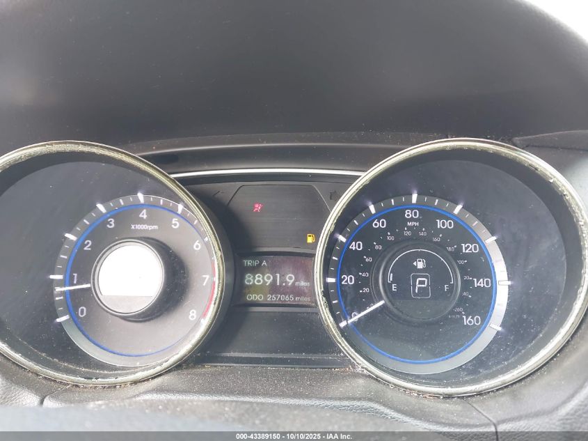 2013 Hyundai Sonata Gls VIN: 5NPEB4AC0DH702442 Lot: 43389150