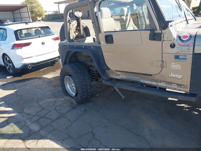 2003 Jeep Wrangler Sahara VIN: 1J4FA59S43P305628 Lot: 43389188