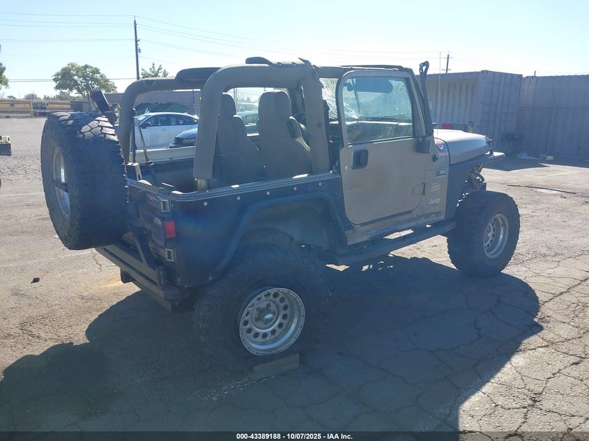 1J4FA59S43P305628 2003 JEEP WRANGLER photo no. 4