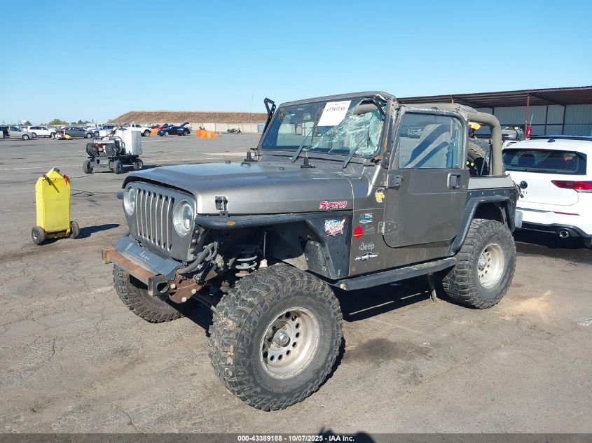 2003 Jeep Wrangler Sahara VIN: 1J4FA59S43P305628 Lot: 43389188