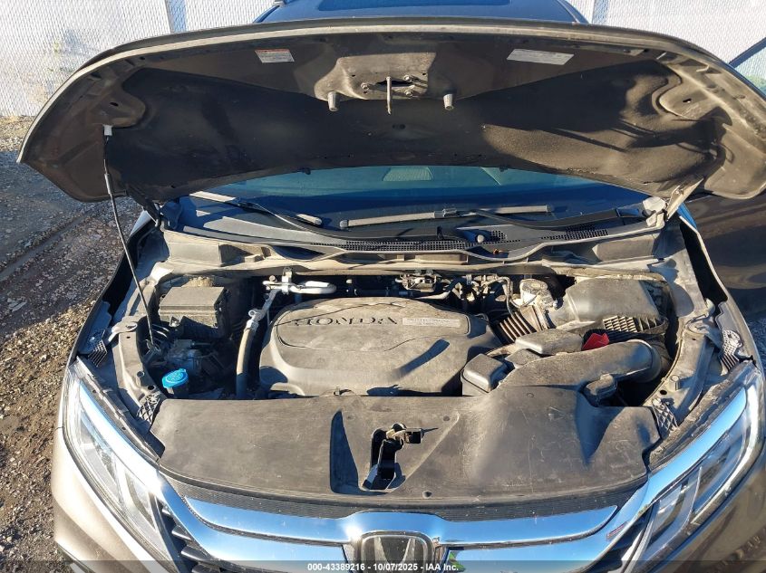 2018 Honda Odyssey Ex-L VIN: 5FNRL6H71JB067387 Lot: 43389216