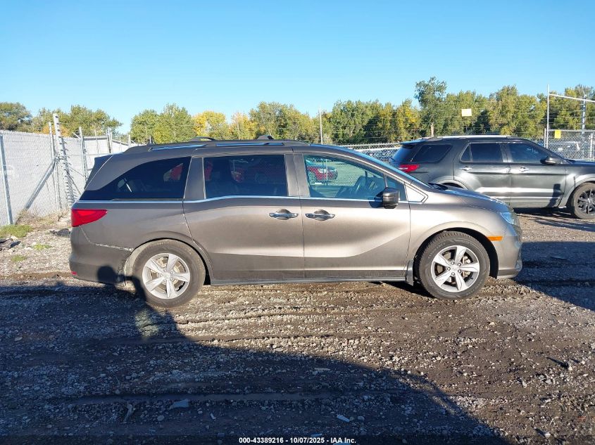 2018 Honda Odyssey Ex-L VIN: 5FNRL6H71JB067387 Lot: 43389216