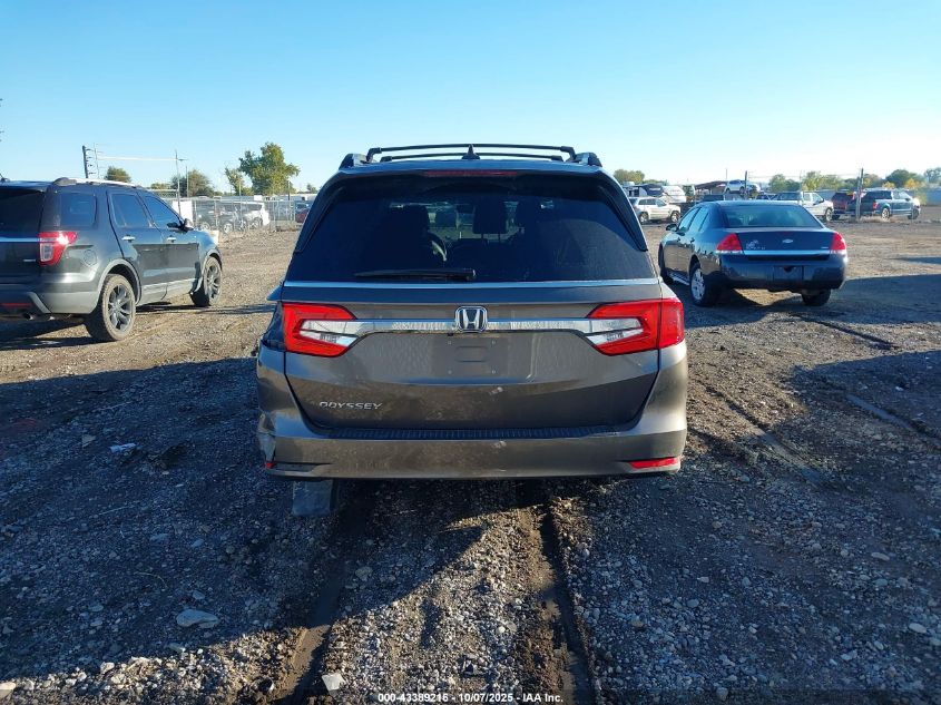 2018 Honda Odyssey Ex-L VIN: 5FNRL6H71JB067387 Lot: 43389216