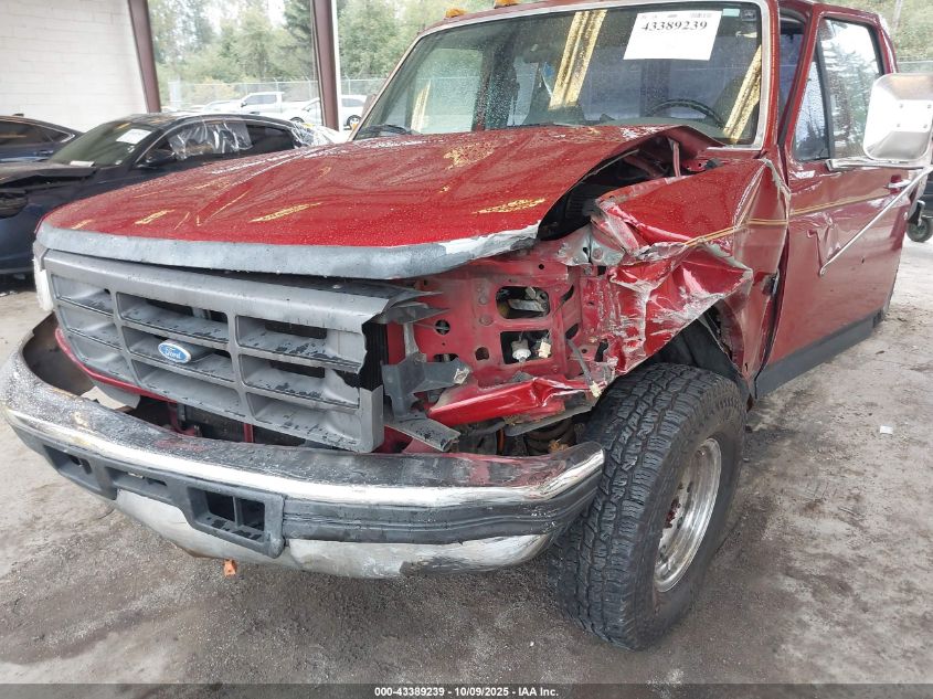 1996 Ford F250 VIN: 1FTHX25F3TEB22821 Lot: 43389239