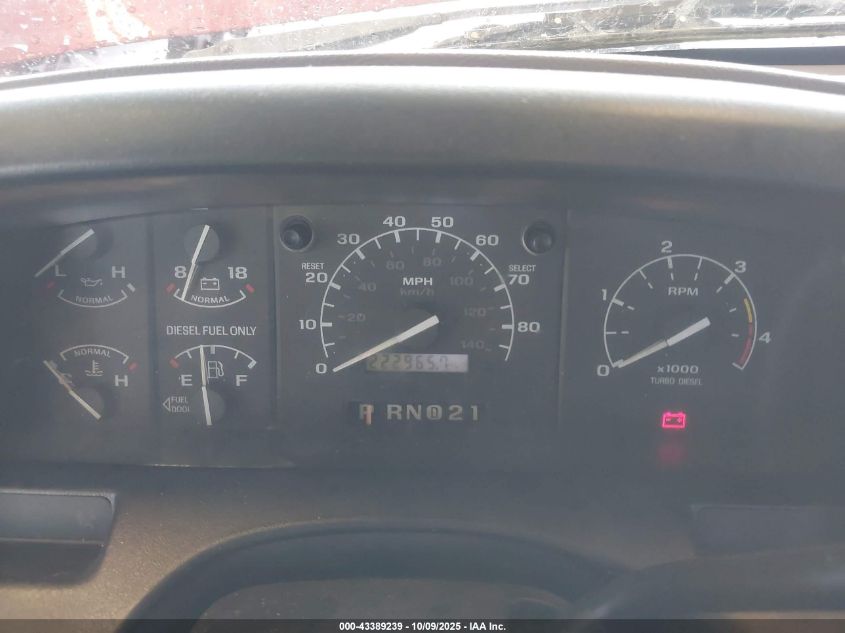 1996 Ford F250 VIN: 1FTHX25F3TEB22821 Lot: 43389239