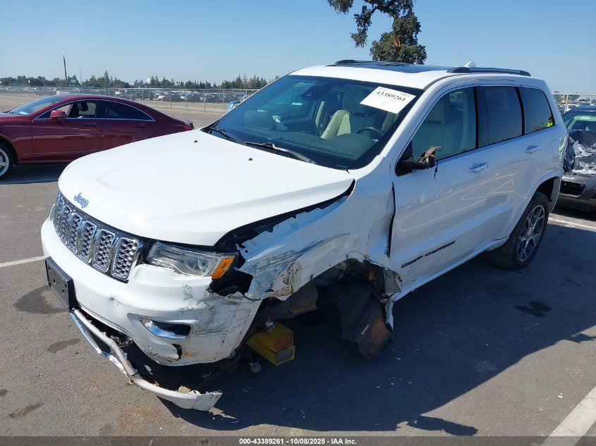 2019 Jeep Grand Cherokee Overland 4X4 VIN: 1C4RJFCT2KC766536 Lot: 43389261