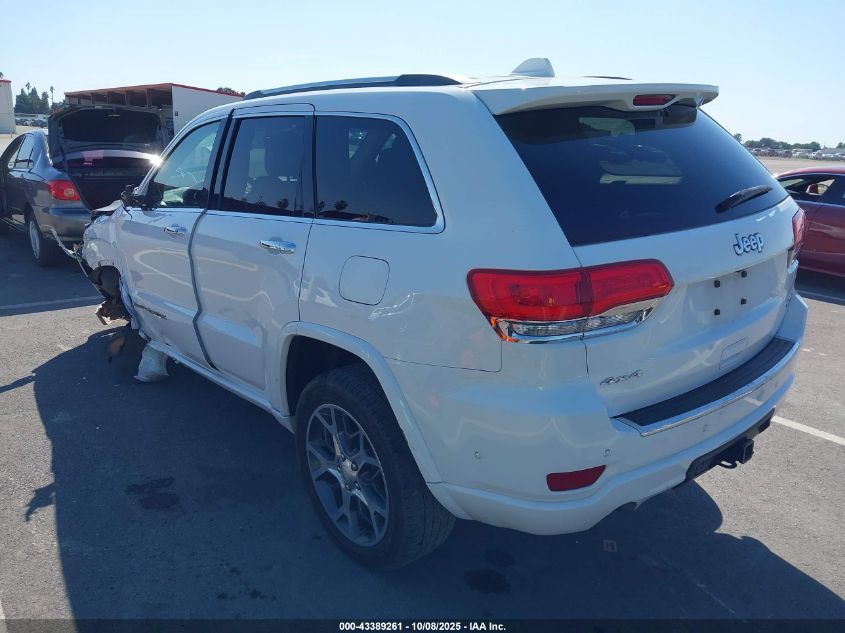 2019 Jeep Grand Cherokee Overland 4X4 VIN: 1C4RJFCT2KC766536 Lot: 43389261