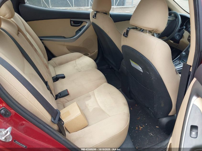 2013 Hyundai Elantra Gls VIN: 5NPDH4AE3DH339288 Lot: 43389299