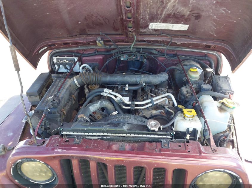 2002 Jeep Wrangler Sahara VIN: 1J4FA59S62P711621 Lot: 43389310