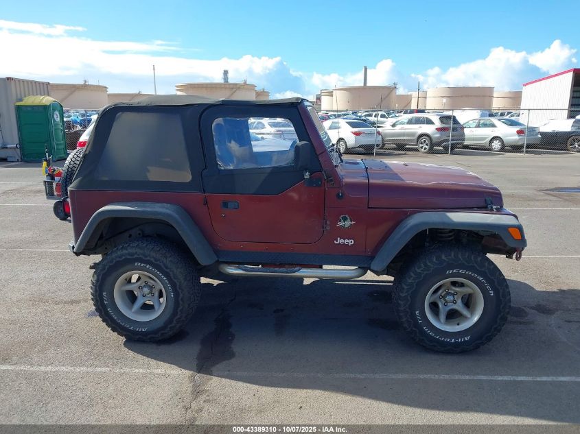 2002 Jeep Wrangler Sahara VIN: 1J4FA59S62P711621 Lot: 43389310