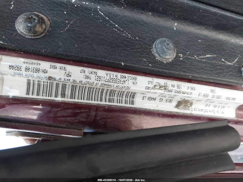 2002 Jeep Wrangler Sahara VIN: 1J4FA59S62P711621 Lot: 43389310