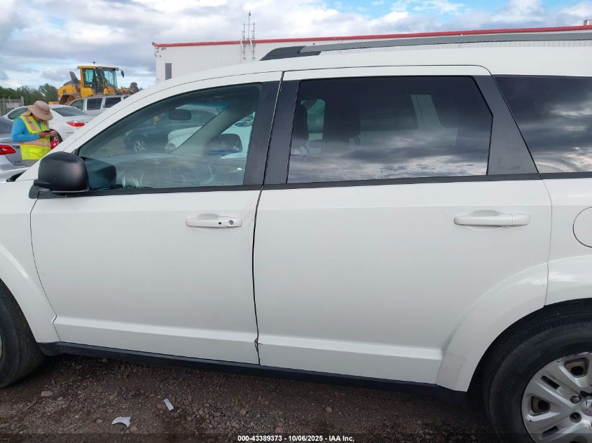 2017 Dodge Journey Se VIN: 3C4PDCAB5HT709512 Lot: 43389373