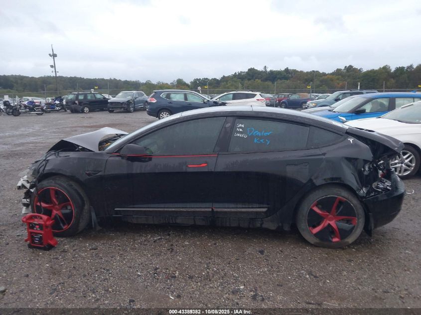 2021 Tesla Model 3 Long Range Dual Motor All-Wheel Drive VIN: 5YJ3E1EBXMF855231 Lot: 43389382