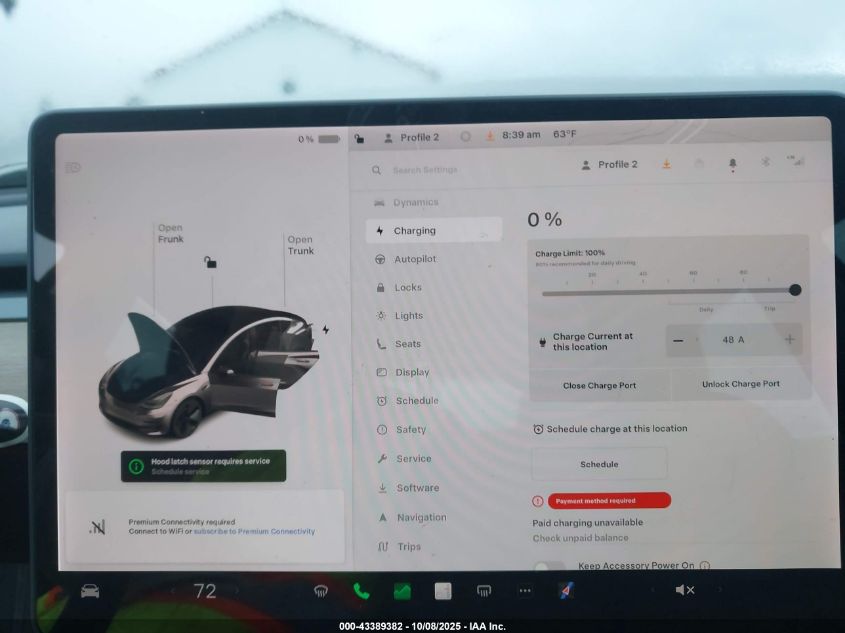 2021 Tesla Model 3 Long Range Dual Motor All-Wheel Drive VIN: 5YJ3E1EBXMF855231 Lot: 43389382