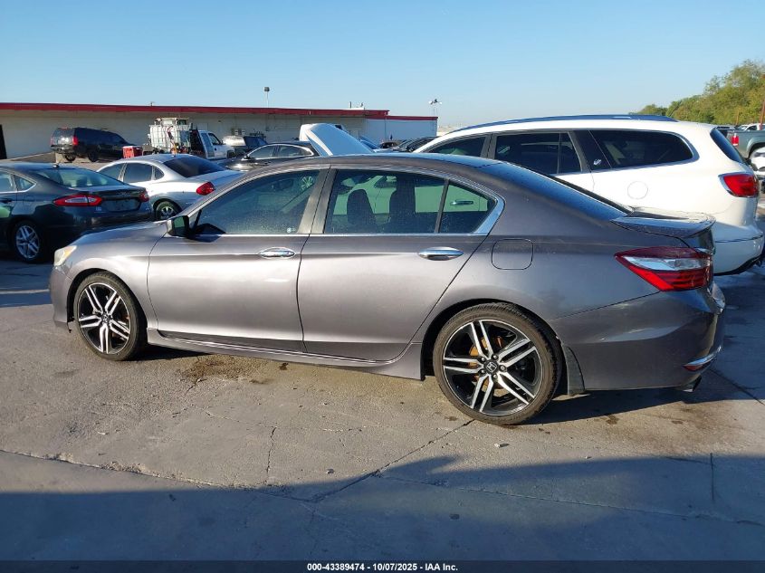 2017 Honda Accord Sport VIN: 1HGCR2F56HA256913 Lot: 43389474