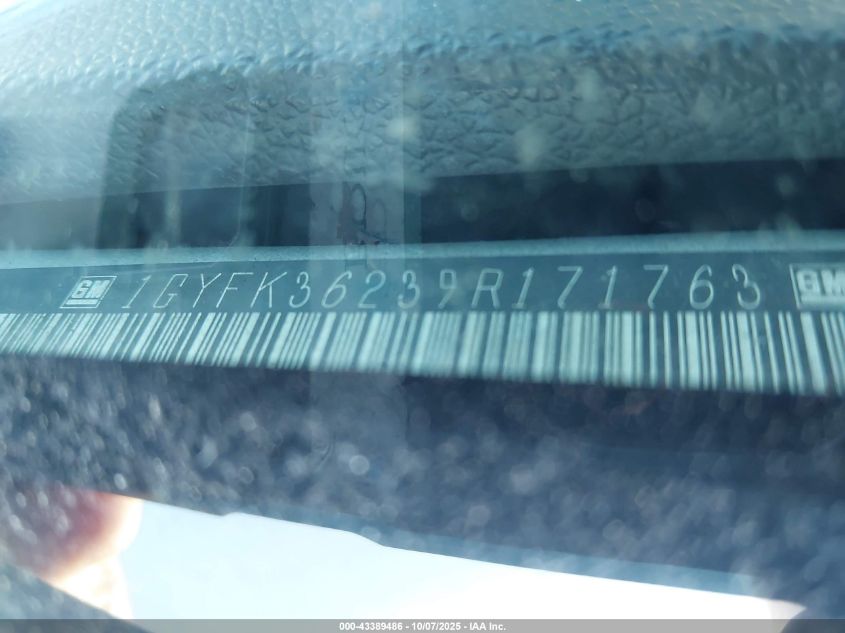 2009 Cadillac Escalade Esv Platinum Edition VIN: 1GYFK36239R171763 Lot: 43389486