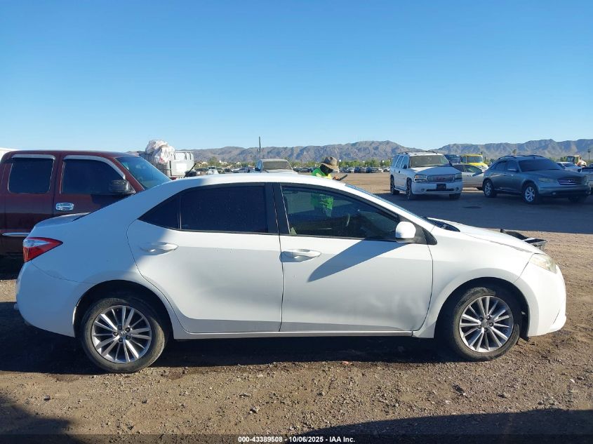 2014 Toyota Corolla Le Plus VIN: 5YFBURHEXEP101318 Lot: 43389508