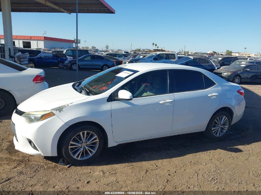 2014 Toyota Corolla Le Plus VIN: 5YFBURHEXEP101318 Lot: 43389508