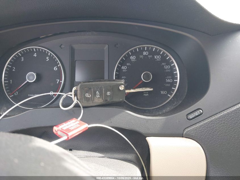 2012 Volkswagen Jetta 2.5L Se VIN: 3VWDX7AJ3CM311871 Lot: 43389664