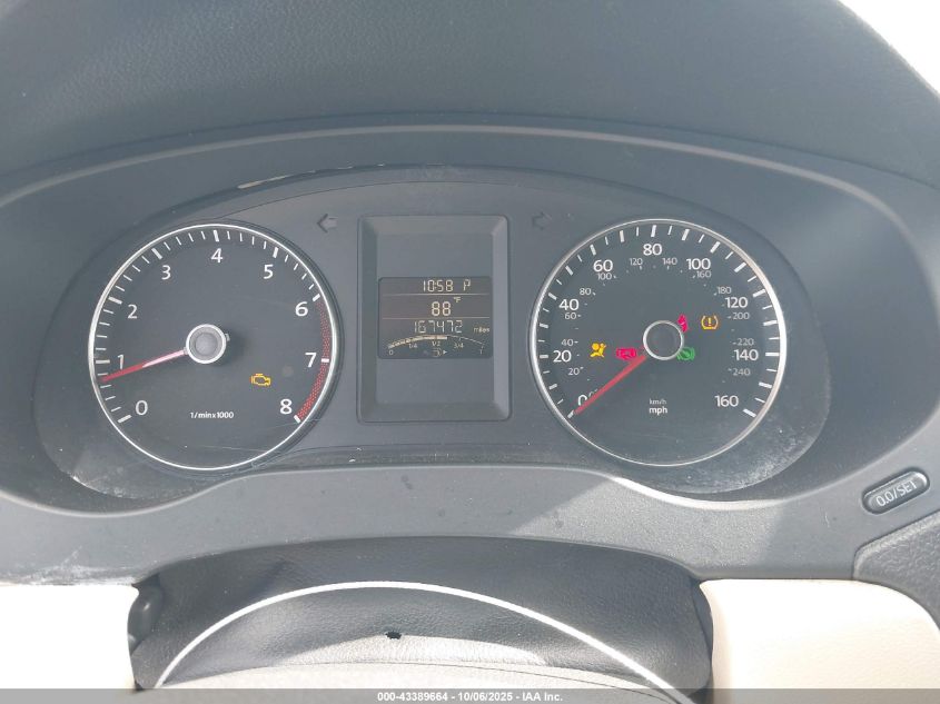 2012 Volkswagen Jetta 2.5L Se VIN: 3VWDX7AJ3CM311871 Lot: 43389664