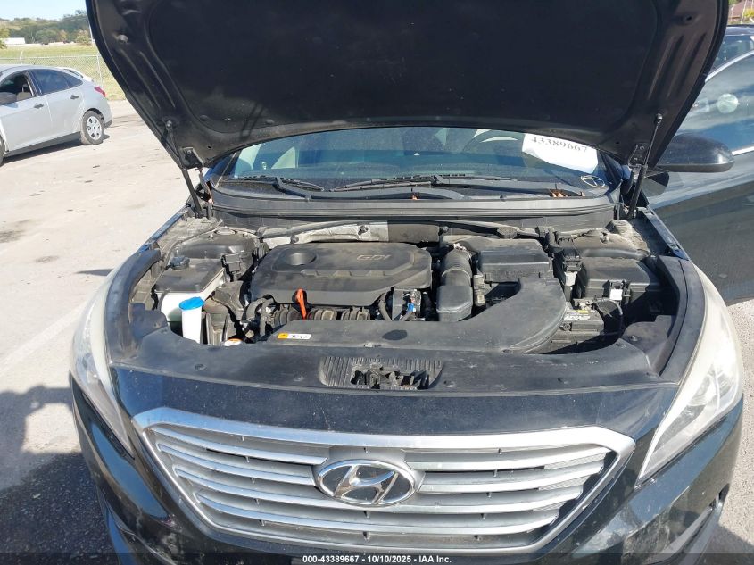 2017 Hyundai Sonata Se VIN: 5NPE24AF5HH550500 Lot: 43389667