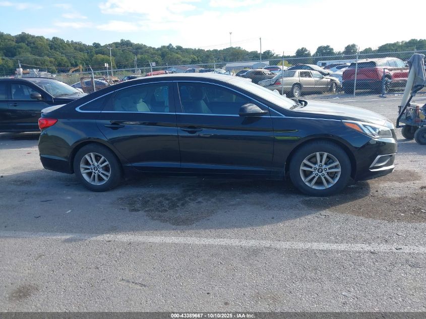2017 Hyundai Sonata Se VIN: 5NPE24AF5HH550500 Lot: 43389667