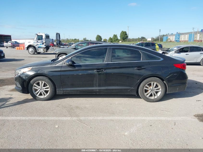 2017 Hyundai Sonata Se VIN: 5NPE24AF5HH550500 Lot: 43389667