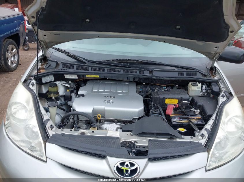 2010 Toyota Sienna Le VIN: 5TDKK4CCXAS307383 Lot: 43389681