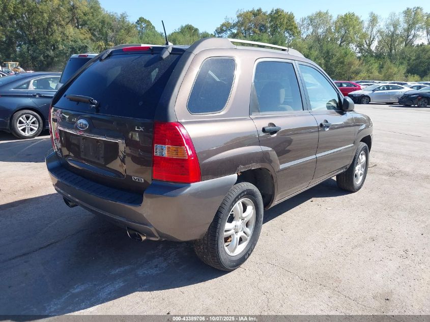 2008 Kia Sportage Ex/Lx VIN: KNDJE723787540261 Lot: 43389706