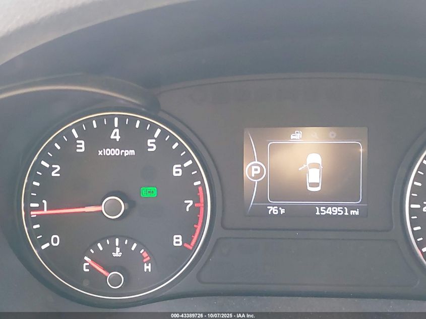 2016 Kia Optima Lx VIN: 5XXGT4L37GG036716 Lot: 43389726