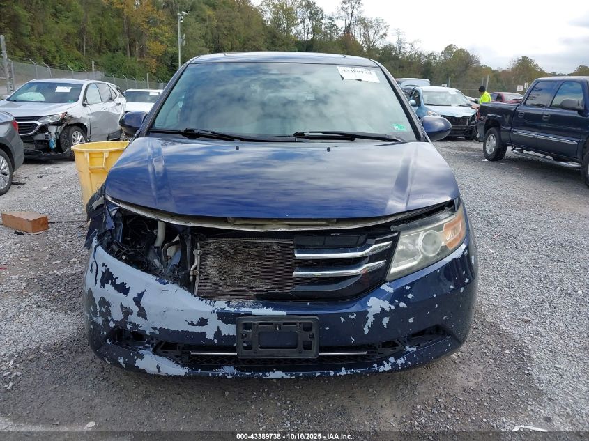 2015 Honda Odyssey Ex-L VIN: 5FNRL5H69FB126324 Lot: 43389738