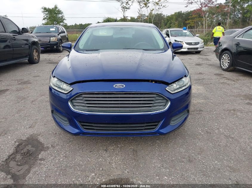 2013 Ford Fusion S VIN: 3FA6P0G78DR161457 Lot: 43389762