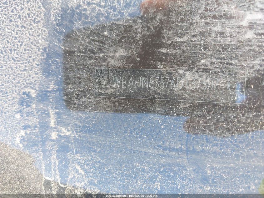 2006 BMW 750Li VIN: WBAHN83576DT37502 Lot: 43389809