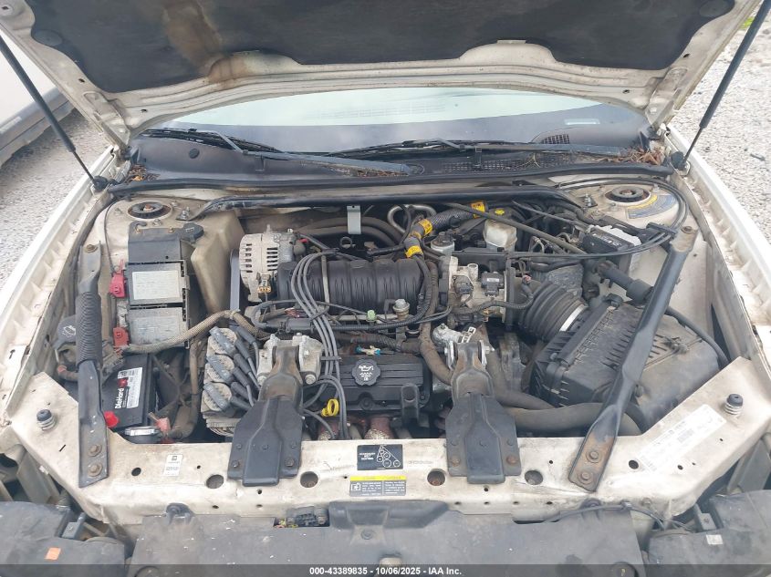 2002 Chevrolet Monte Carlo Ss VIN: 2G1WX15K729376587 Lot: 43389835