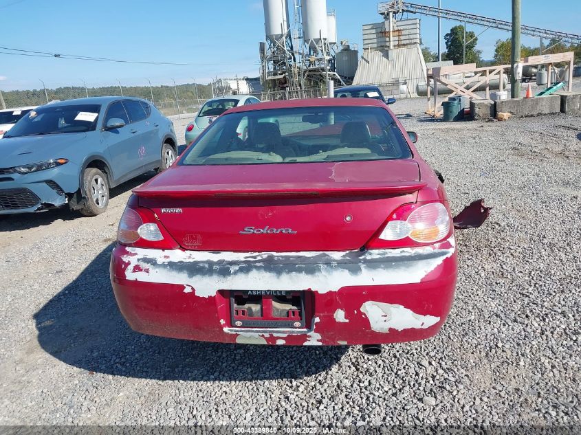 2003 Toyota Camry Solara Sle V6 VIN: 2T1CF22P63C611050 Lot: 43389840