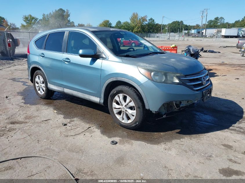 2014 Honda Cr-V Ex turquoise other gasoline 2HKRM3H51EH506024 photo #1