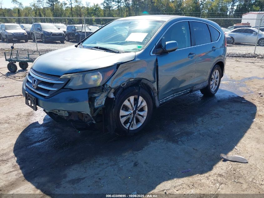 2014 Honda Cr-V Ex turquoise other gasoline 2HKRM3H51EH506024 photo #3