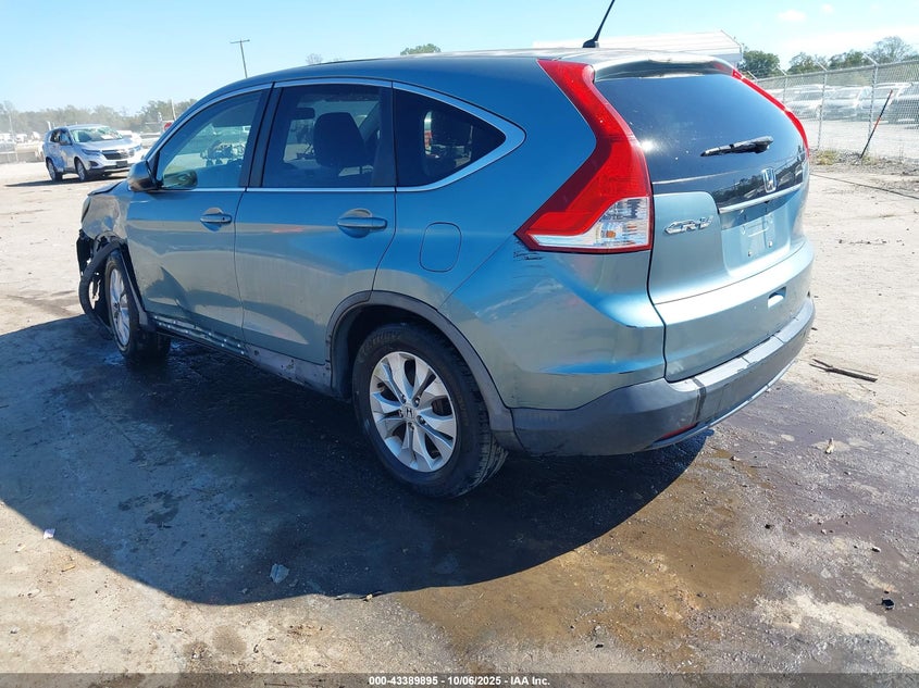 2014 Honda Cr-V Ex turquoise other gasoline 2HKRM3H51EH506024 photo #4