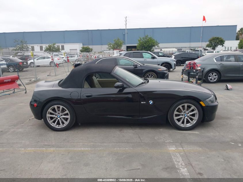 2006 BMW Z4 3.0I VIN: 4USBU33506LW66668 Lot: 43389902