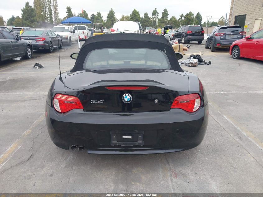 2006 BMW Z4 3.0I VIN: 4USBU33506LW66668 Lot: 43389902